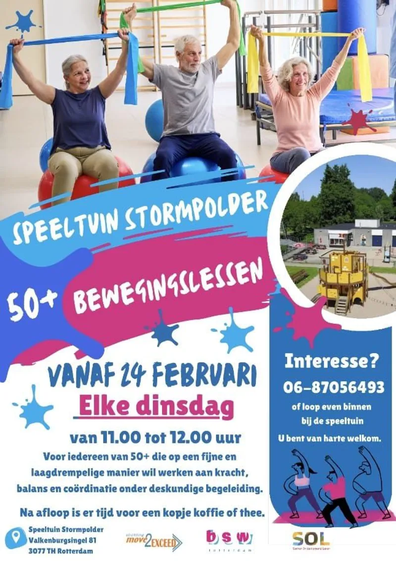 Bewegingslessen 50+