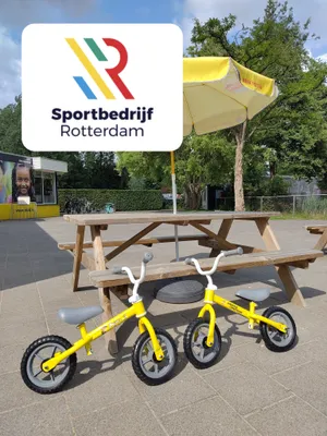 oefenen met fietsen